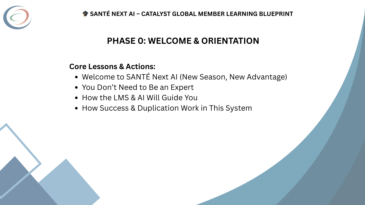 🔵 PHASE 0: WELCOME & ORIENTATION